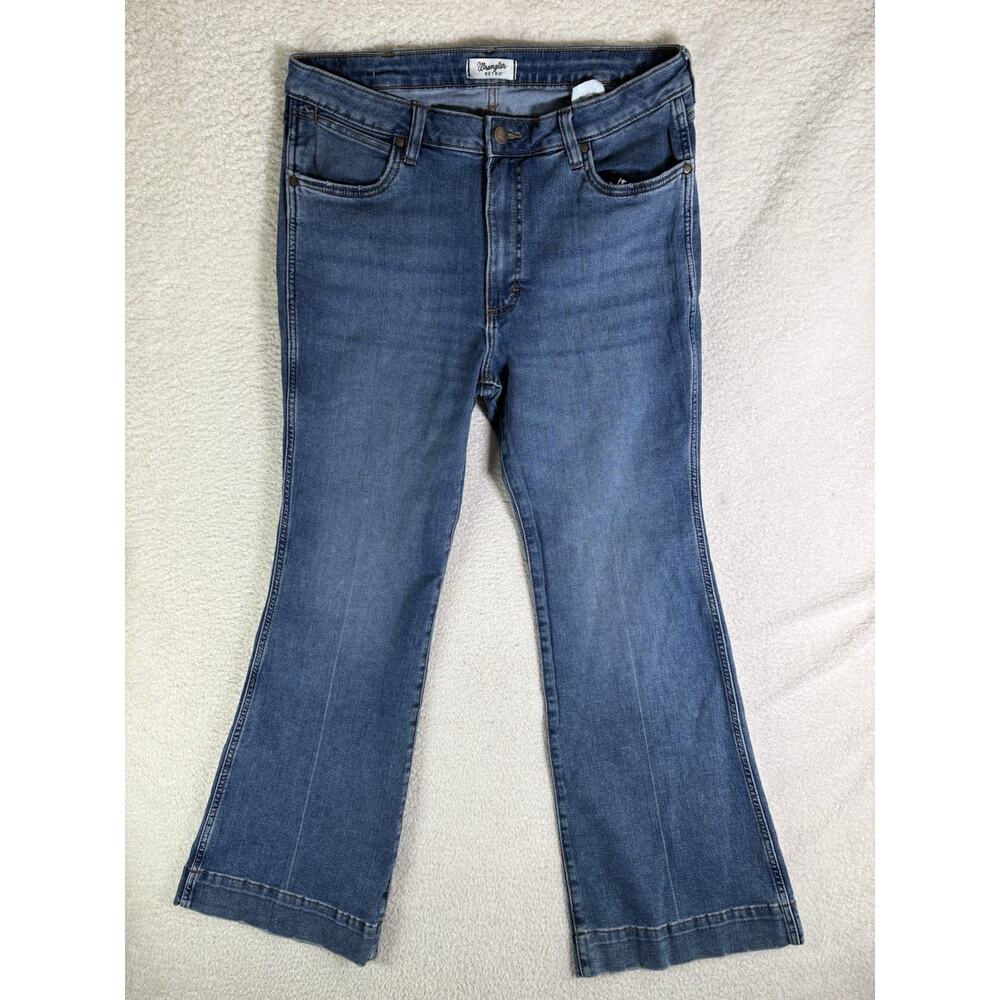 Wrangler Retro Jeans Womens 33x32 Bailey High Rise Trouser Flare Cowgirl Western